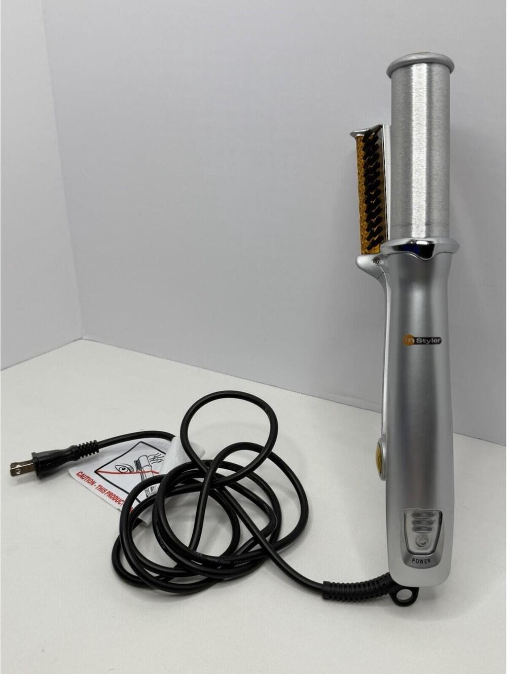 InStyler MC-2180 Rotating Hot Iron Brush Hair Styler 1.25" inch Barrel - WORKING